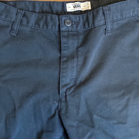 Vans black raw hem shorts | Men's size 36 - Picture 4 of 13